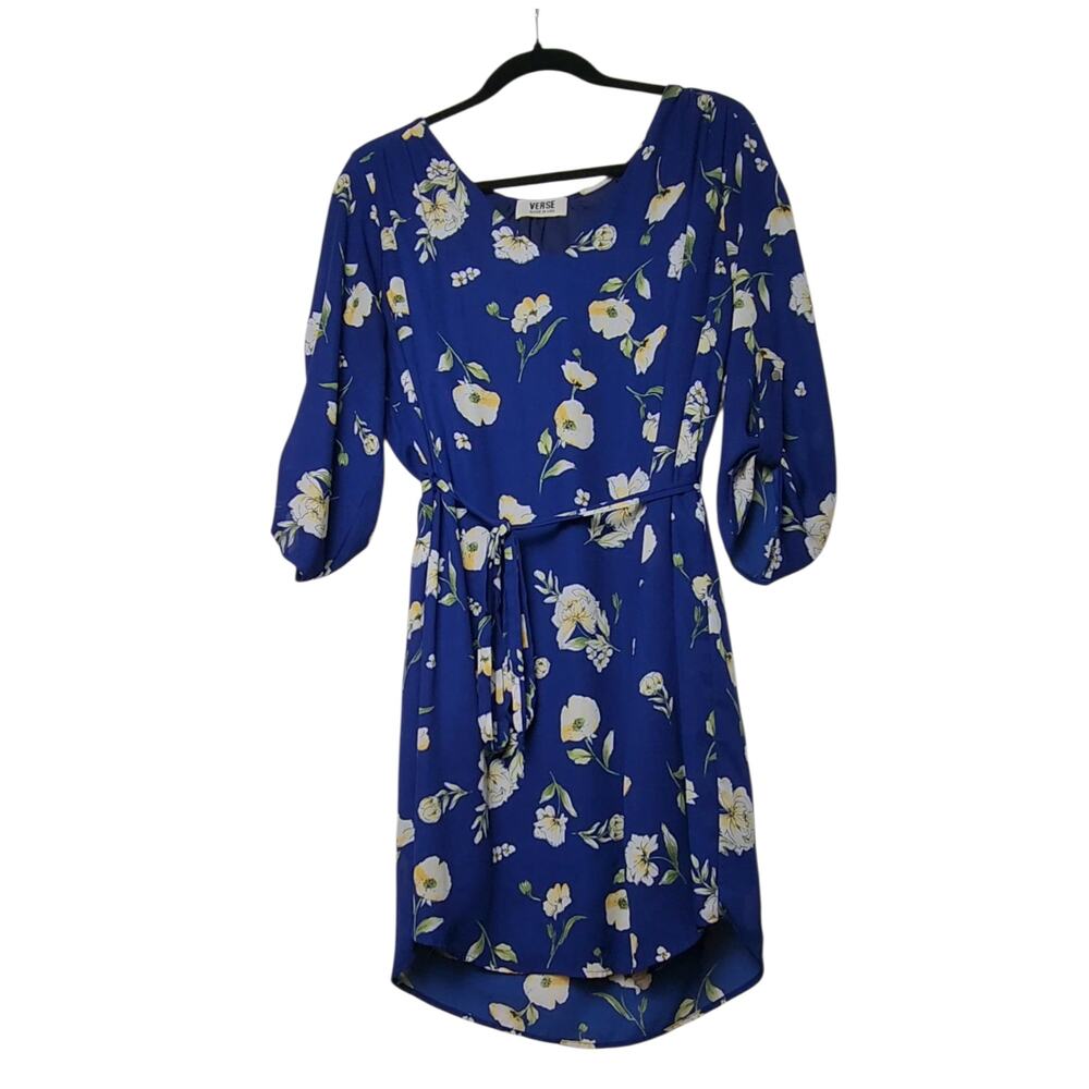 Verse Size Large Dress Blue Floral